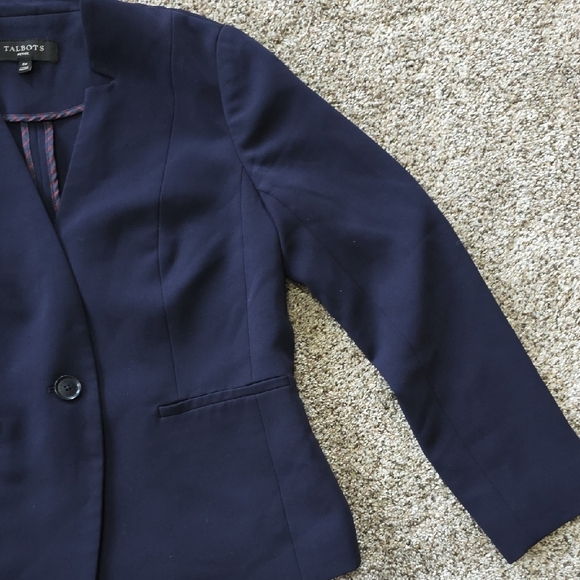 Talbots Navy Blue Blazer - Picture 5 of 8